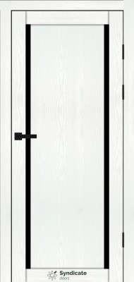 SD-PVC-112 Біла структура скло чорне